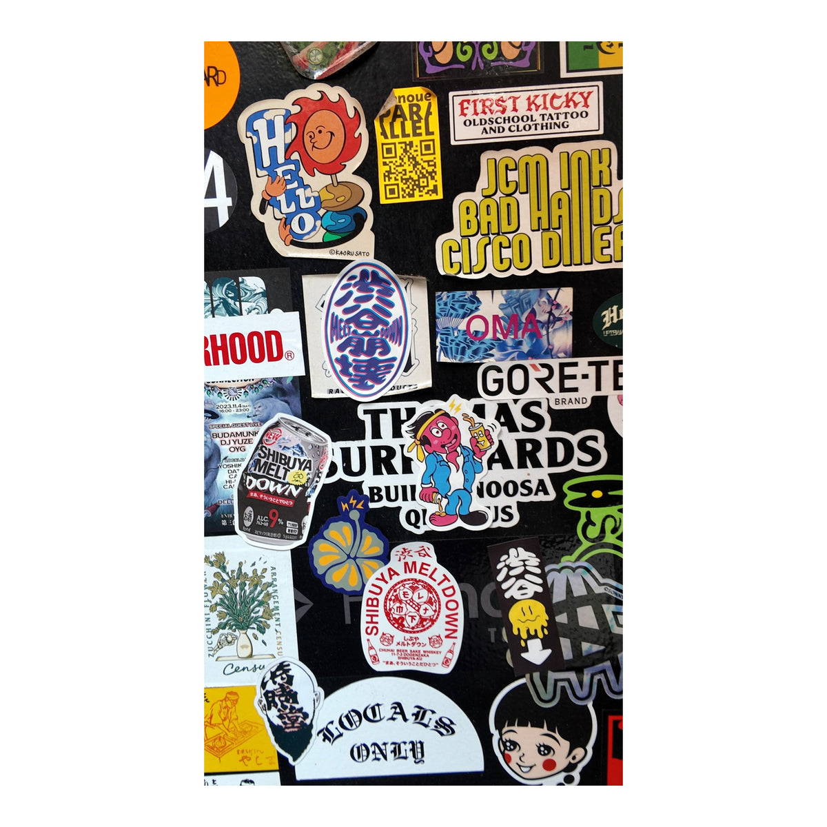 SHIBUYA MELTDOWN — 5 PIECE STICKER PACK